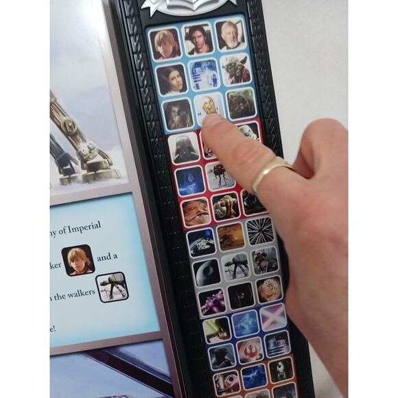 2015 Star Wars TOUCH SOUND Storybook Treasury Disney Fun Trek Vintage Toy Works - Picture 7 of 15